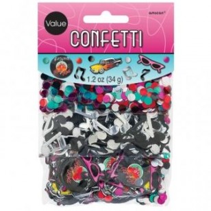 50s Rock & Roll Table Confetti